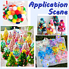 380Pcs 19 Colors Polyester Pom Pom Ball DIY-SC0031-34-6