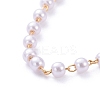 ABS Plastic Imitation Pearl Beaded Bracelets BJEW-JB05272-03-2