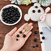 200Pcs 4 Styles Round Plastic Needle Felting Eyes DOLL-PH0001-47-3