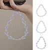 3Pcs 3 Colors Resin Beaded Chain Mobile Straps AJEW-LP0001-16-1