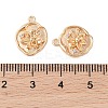 Brass Pendants with Clear Glass KK-N254-52G-3