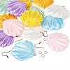 DIY Resin Shell Shape Earring Kits DIY-TA0011-06-3