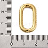 Rack Plating Brass Micro Pave Clear Cubic Zirconia Linking Rings KK-Z070-12G-03-3