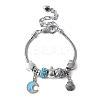 Ocean Theme European Beads Charm Bracelet Set for Women BJEW-JB11587-03-2