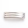 Tarnish Resistant 201 Stainless Steel Slide Charms STAS-R092-10-1