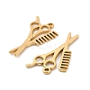304 Stainless Steel Pendants STAS-G358-17G-2