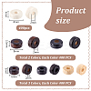2400Pcs 6 Colors Natural Wood Beads WOOD-PH0003-29-4