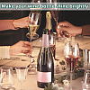 4Pcs Brass & Iron Rhinestone Wine Glass Charms HJEW-OC00280-5