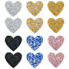 Polyester Hotfix Rhinestone Iron on Patches Applique Patch FIND-TA0002-53D-2