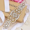 Wedding Bridal Belt for Bridal Dress AJEW-WH0223-56C-1