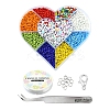 DIY Letter & Seed Beads Jewelry Set Making Kit DIY-YW0005-21-1