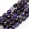 Natural Amethyst Nuggets Beads Strands G-L154-14-1