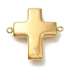 PVD Vacuum Plating 304 Stainless Steel Cross Links Connector Charms STAS-S148-14G-1