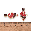 Valentine's Day Alloy Enamel Pendants ENAM-T023-21A-3