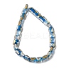 Handmade Gold Foil and Silver Foil Lampwork Beads FOIL-C001-01B-08-2
