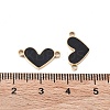 Ion Plating(IP) 304 Stainless Steel Enamel Connector Charms STAS-P339-10G-02-3