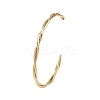 304 Stainless Steel Cuff Bangles for Women BJEW-L717-01G-2