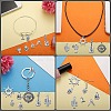 100Pcs 10 Styles Tibetan Style Alloy Pendants TIBEP-CJ0001-96-7
