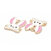 Alloy Enamel Pendants PALLOY-D015-08B-3