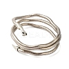 Adjustable Iron Snake Wrap Bangles BJEW-U004-03A-P-2