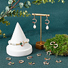 36Pcs 3 Styles Alloy Crystal Rhinestone Ladybug Connector Charms FIND-SC0012-65-4
