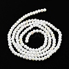 Opaque Glass Beads Strands EGLA-A035-P3mm-L01-2