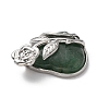 Natural Green Aventurine Pendants G-B042-01P-03-3