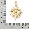 Brass Micro Pave Cubic Zirconia Pendants KK-F909-01G-01-3