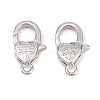 Brass Lobster Claw Clasps KK-H287-08I-P-1
