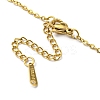 304 Stainless Steel Pendant Necklaces NJEW-Z025-01G-3