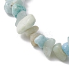 Natural Amazonite & Synthetic Turquoise Beaded Stretch Bracelets for Women BJEW-JB10750-01-4