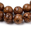 Natural Elephant Skin Jasper/Miriam Stone/Calligraphy Stone Beads Strands G-Q462-54-8mm-2