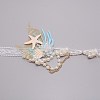 Lace Headbands for Girls OHAR-WH0021-01-4