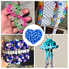 800Pcs Plastic Pearlized Beads KY-SP0001-53F-5