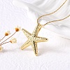 Brass Pendant Necklaces LS-NJEW-S385-05B-G-1