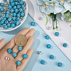DIY Round Polymer Clay Rhinestone & Rhinestone Rondelle Spacer Beads Jewelry Making Findings Kits DIY-SC0027-50C-3