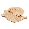 Christmas Theme Alloy Enamel Brooches JEWB-S022-03C-2