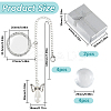 Angel & Flat Round Brass Rhinestone Doctoral Cap Graduation Hanging Pendants HJEW-SP00003-2