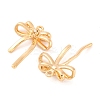Brass Micro Pave Clear Cubic Zirconia Pendants KK-S389-02G-2