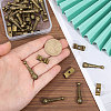 DIY Iron Bolo Tie Making Finding Kit FIND-CA0008-98-4