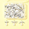 50Pcs 3 Style Angel Plastic Imitation Pearl Pendants PALLOY-FS00026-9