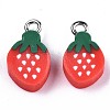 Handmade Polymer Clay Charms X-CLAY-T016-49-2