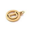 304 Stainless Steel Charms
with Jump Ring STAS-R001-02G-D-2