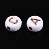 Plating Acrylic Beads PACR-Q112-07C-5