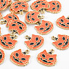 Rack Plating Eco-Friendly Alloy Enamel Pendants LS-ENAM-N052-003-RS-1