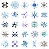 50Pcs Snowflake Paper Stickers DIY-P085-04-6