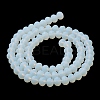 Imitation Jade Solid Color Glass Beads Strands EGLA-A034-J3mm-MD06-4