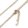 Ion Plating(IP) 304 Stainless Steel Cable Chain Necklace for Men Women NJEW-K245-025A-2