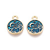 Alloy Enamel Charms FIND-N011-16KCG-1
