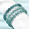 8MM Natural Blue Fluorite Round Beaded Stretch Bracelets for Women GG-CBA3F02-10-3